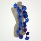 20 Flowers Blue Plum Scarf, Flowers Garland or Wall Hanging