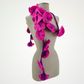 20 Flowers Pink-Plum Scarf, Flowers Garland or Wall Hanging