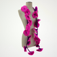 20 Flowers Pink-Plum Scarf, Flowers Garland or Wall Hanging