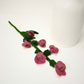 Hand Felted Bellflower Flower