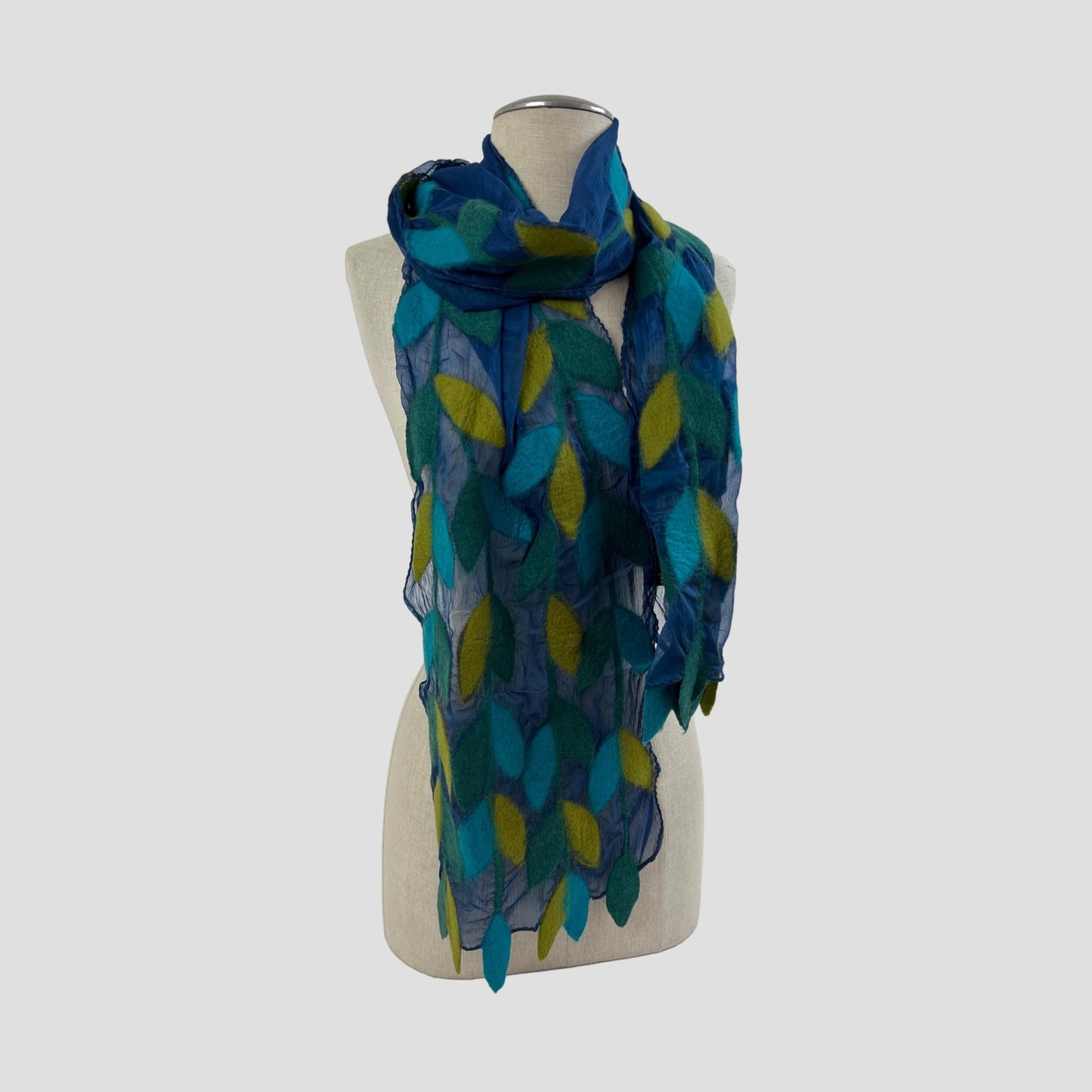 Kind Of Leaf Merino Wool Felt Scarf