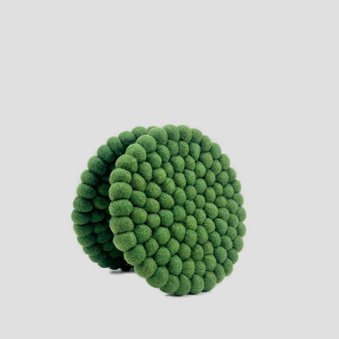 Forest Round Felt Trivet-Set Of 2Pcs.