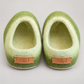 Feltiful sewn heel labels and wool interior detail