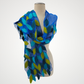 Kind Of Leaf Merino Wool & Silk Felted Scarf