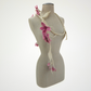 6 Pink Flowers Scarf, Flowers Garland or Wall Hanging