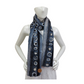 Double Line Polka Dotted Merino Wool & Silk Felted Scarf