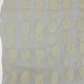 White Silk Felted Scarf with White Polka Dots