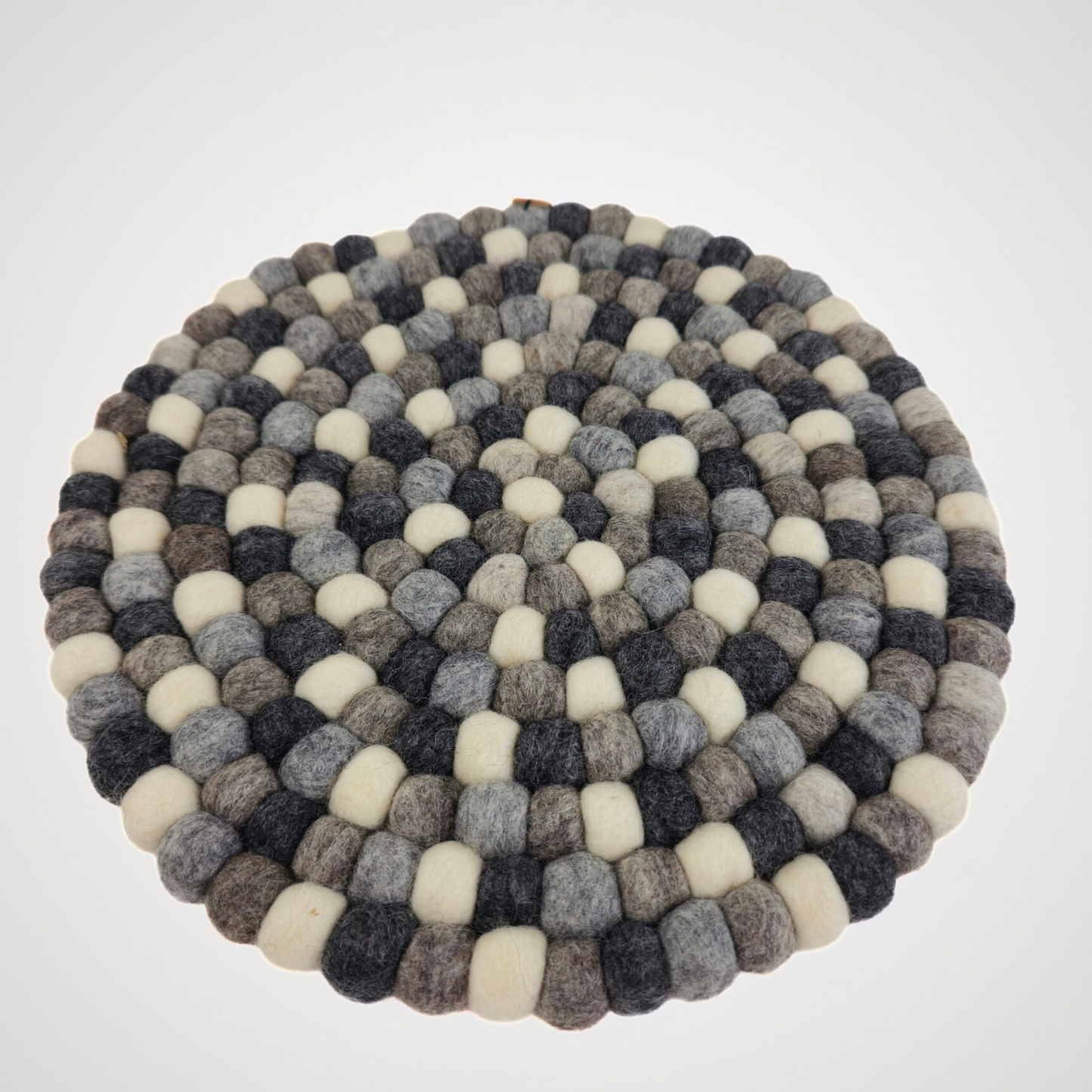 14-Inch Pom Pom Ball Round Placemat-Set Of 2Pcs.
