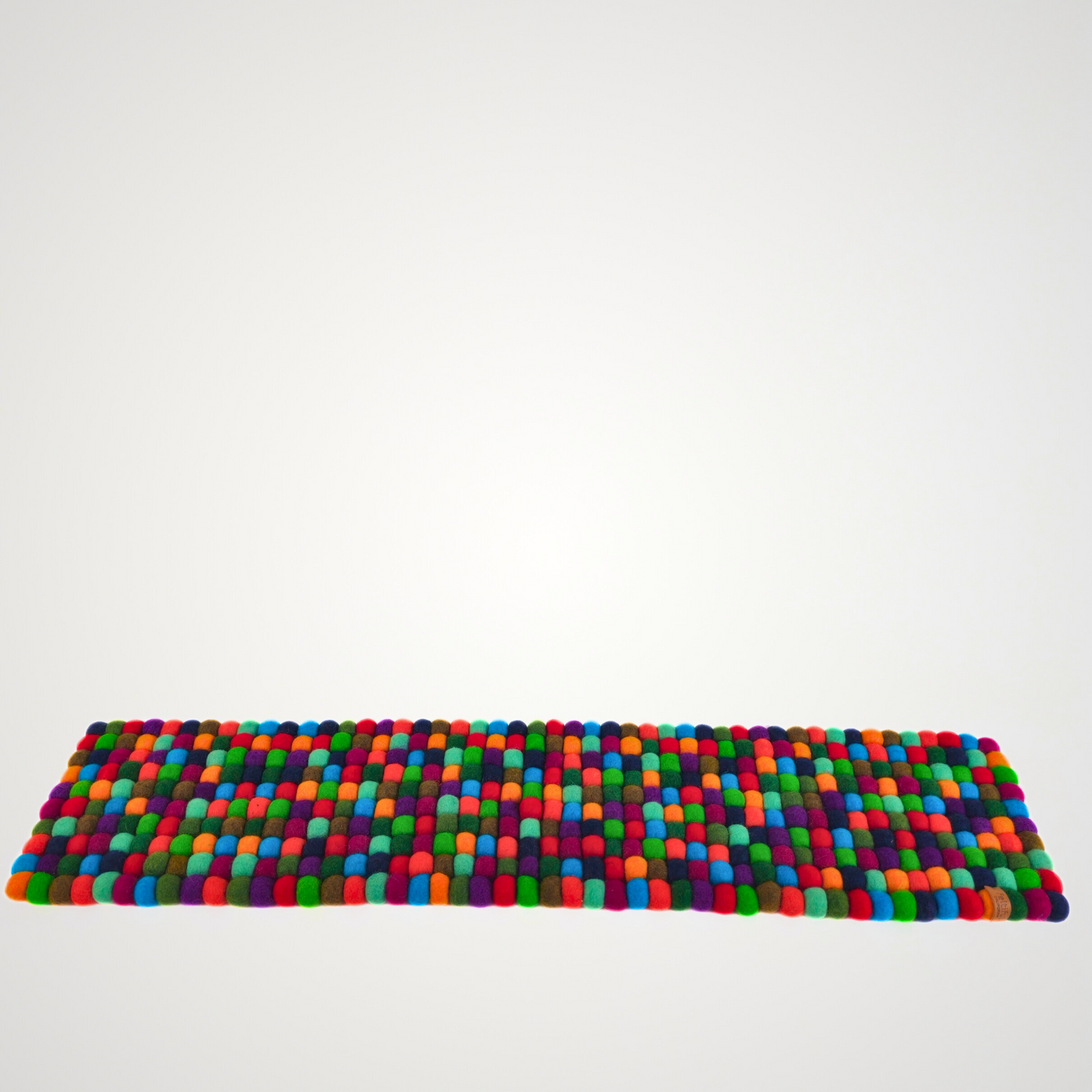 Artisan Felted Multi Ball Table Runner