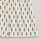 RT823 dotted cotton fabric and straight hem detail