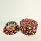 11mm Pom Pom Ball Felted Trivet-Set Of 2Pcs.