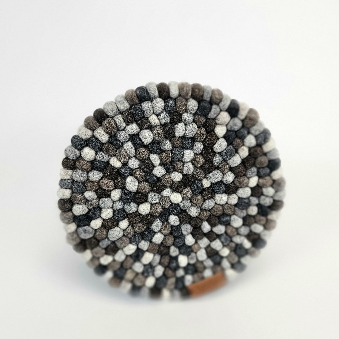 11mm Pom Pom Ball Felted Trivet-Set Of 2Pcs.