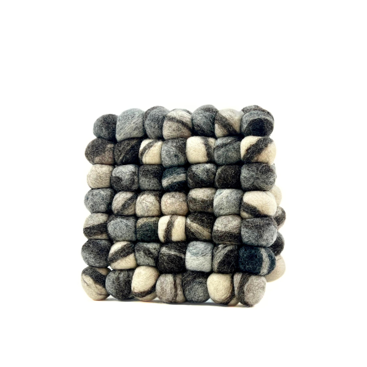 Hand Felted Stone Ball Trivets