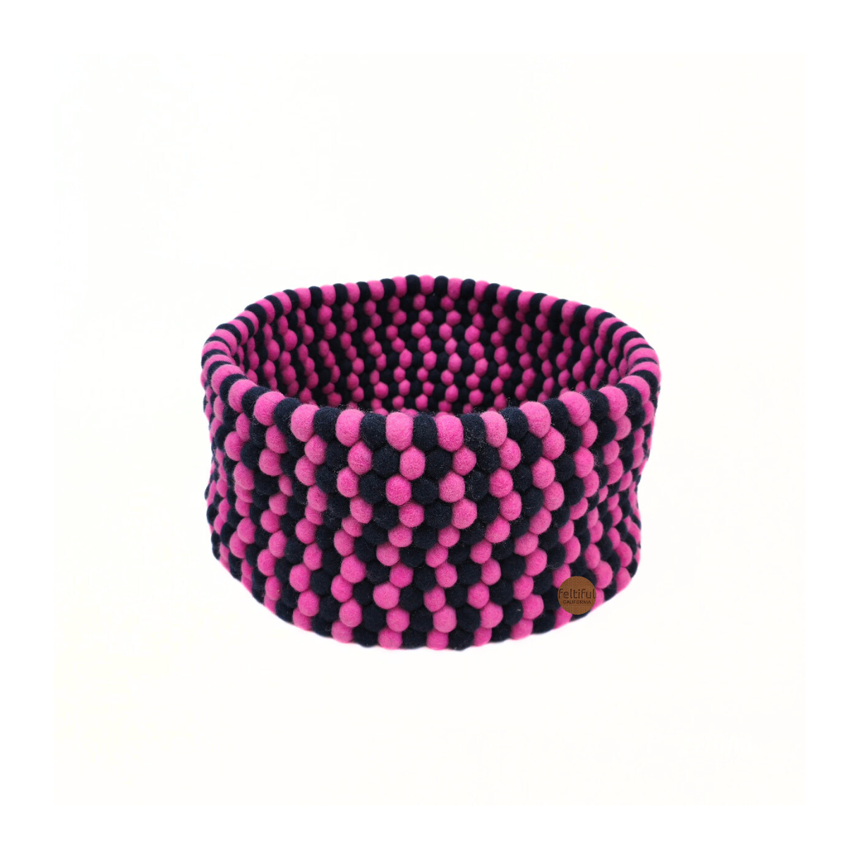 Felt Ball Pom Pom Basket