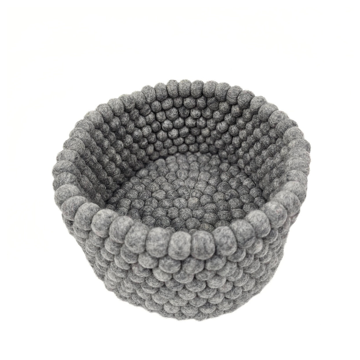 Felt Pom Pom Basket