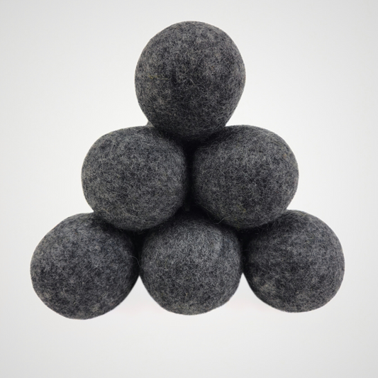 Organic Handmade Wool XL Dryer Balls 6 Pcs.