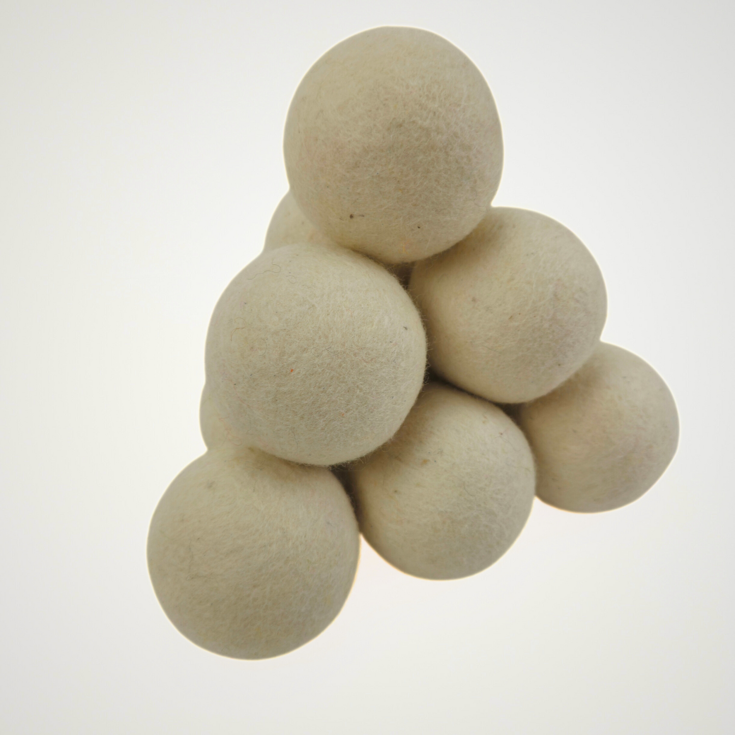 Organic Handmade Wool XL Dryer Balls 6 Pcs.
