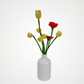 Hand Felted Eight Flowers Bouquet
