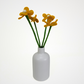 Hand Felted Mustard Daisy Flower
