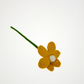 Hand Felted Mustard Daisy Flower