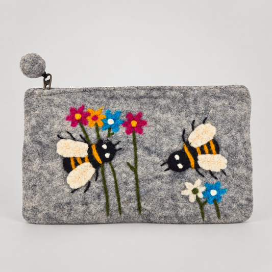 Bags & purses by Feltiful on a soft warm gray background