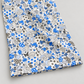 White & Blue mushroom print cotton palazzo trousers – detail view