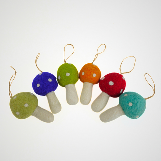 Mushroom Christmas Ornament
