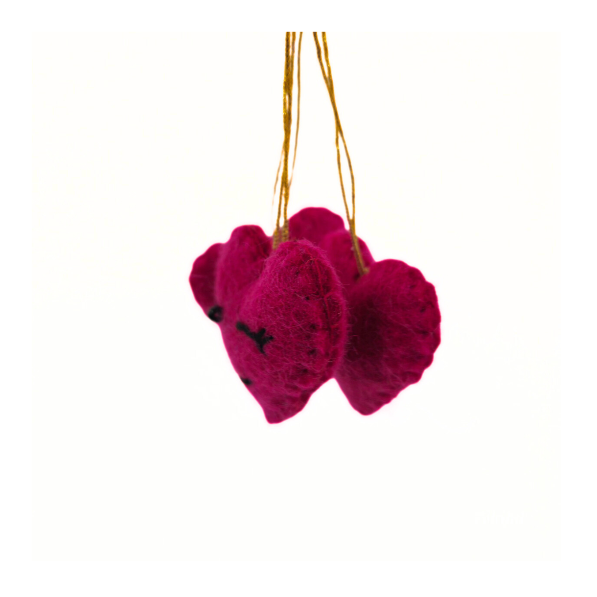 Decorate Felt Heart Ornaments