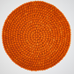 15.5-Inch Pom Pom Small Ball Round Placemat-Set Of 2Pcs.
