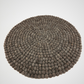 15.5-Inch Pom Pom Small Ball Round Placemat-Set Of 2Pcs.