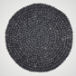 15.5-Inch Pom Pom Small Ball Round Placemat-Set Of 2Pcs.