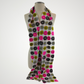 Polka Dotted Merino Wool Felted Scarf