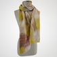Merino Wool and Silk Sari Felted Scarf