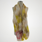 Merino Wool and Silk Sari Felted Scarf