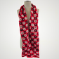 Polka Dotted Merino Wool Felted Scarf