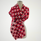 Polka Dotted Merino Wool Felted Scarf