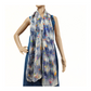 Multi Chunk Color Merino Wool & Silk felted Scarf