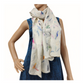 Multi Chunk Color Merino Wool & Silk felted Scarf