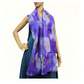 Merino Wool & Sari Silk Felted Scarf