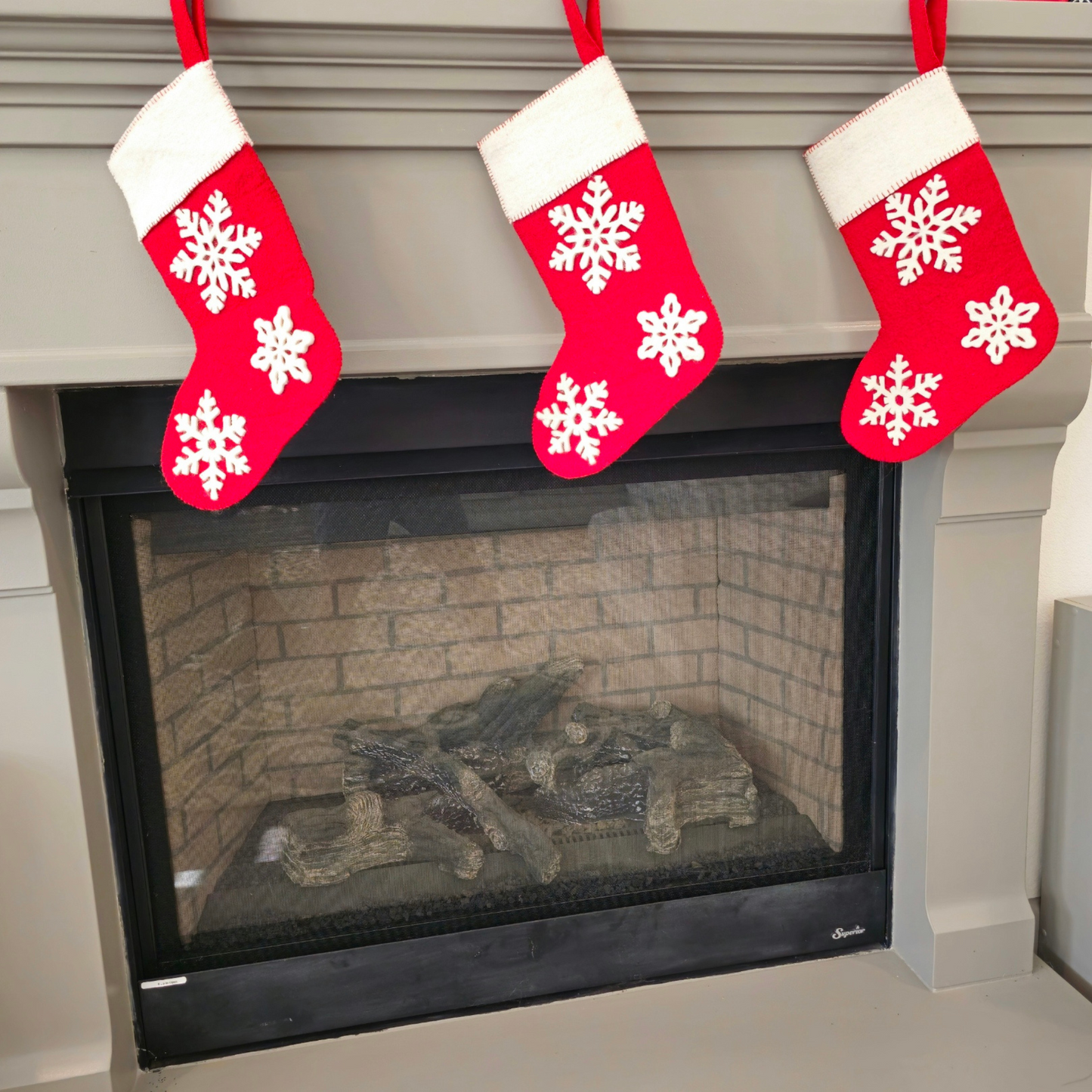 Snowflake Stocking Ornaments