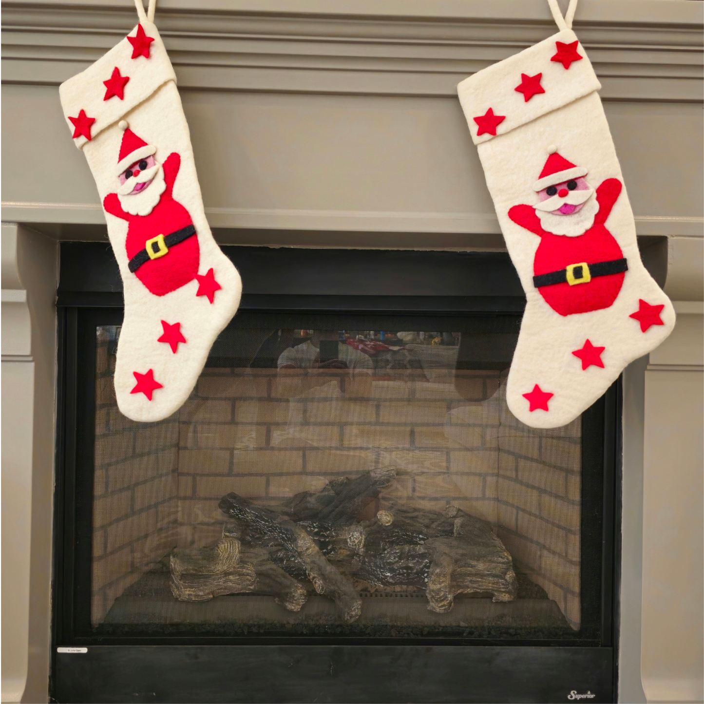 Santa Stocking Ornaments