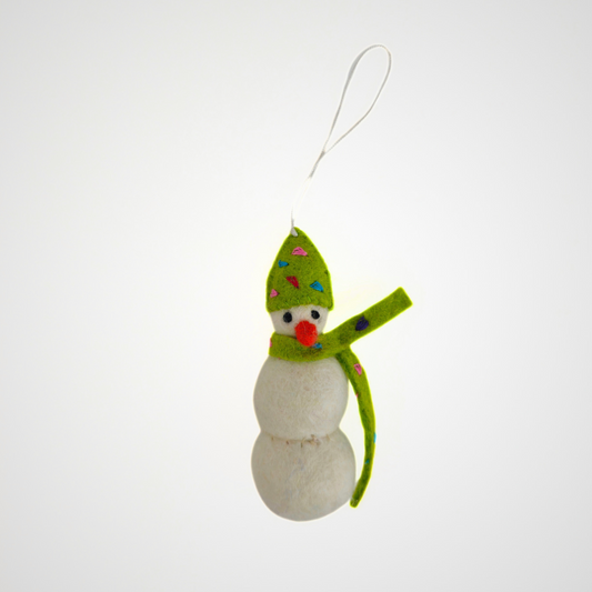 Big Snow Man Christmas Ornament