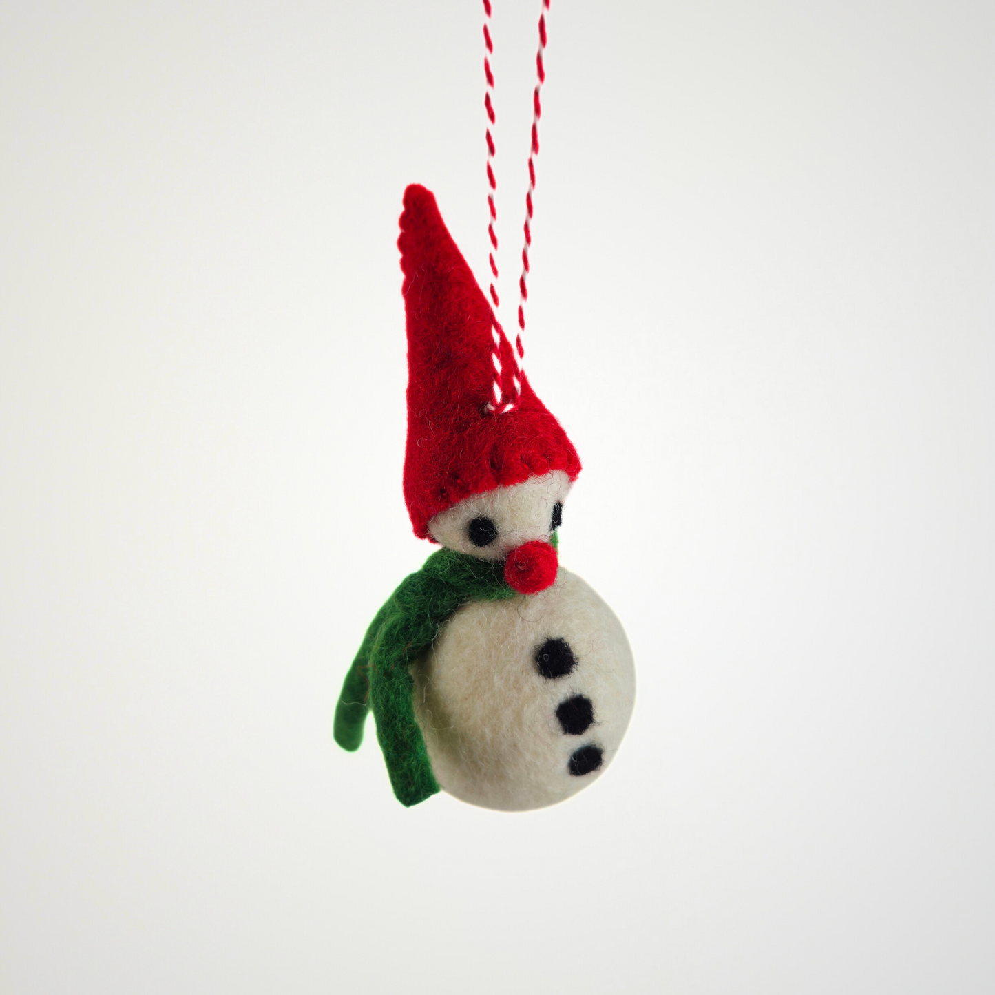 Snow Man Christmas Ornament