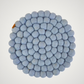 Pom Pom Felted Ball Trivet-Set Of 2Pcs.