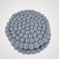 Pom Pom Felted Ball Trivet-Set Of 2Pcs.