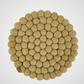 Pom Pom Felted Ball Trivet-Set Of 2Pcs.