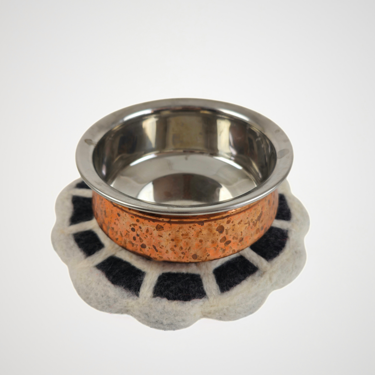 Web Needle Felted Trivet-Set Of 2Pcs.