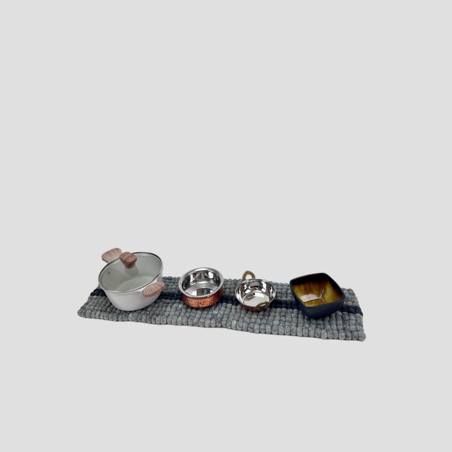 Handcrafted Eco-Friendly Felt Table Runner, Protect Your Surfaces in Style!