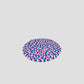 White-Pink and Blue Felt Ball Round Mat for Home Décor