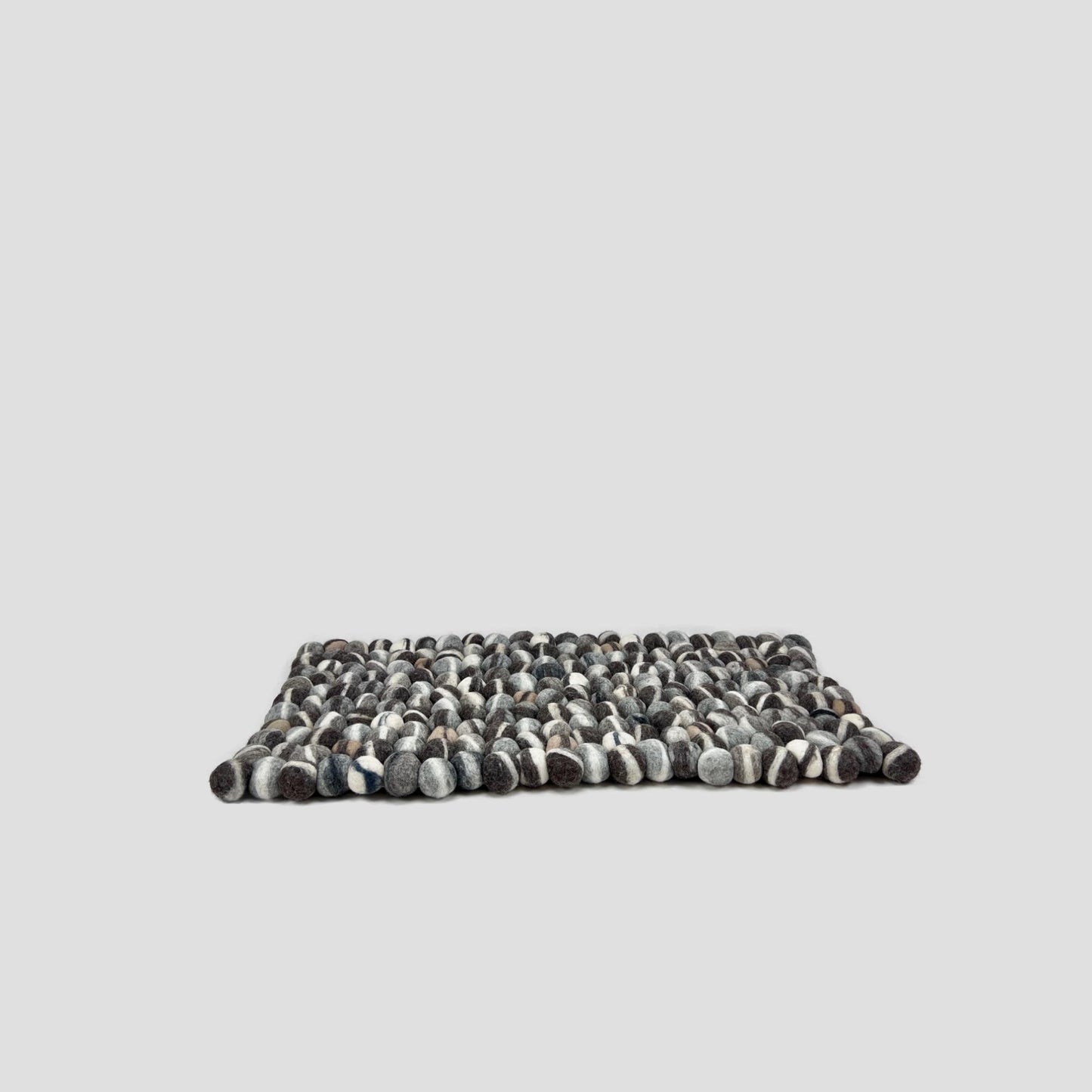 Stone Design Felt Ball Door Mat, Bed Mat, Bathroom Mat, Rug
